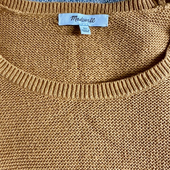 Madewell Gold  Yellow Women's Sweater - Picture 2 of 4